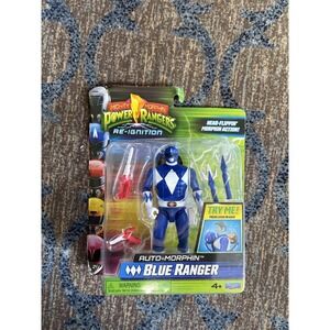 Mighty Morphin Power Rangers Auto‎ Morphin Blue Ranger Figure Playmates Toys